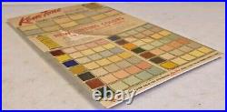 Vintage 19.5 Kem-Tone Oil Paint Sample Sign TOC 82 Paint Samples Canada
