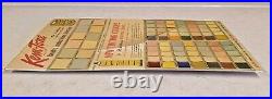 Vintage 19.5 Kem-Tone Oil Paint Sample Sign TOC 82 Paint Samples Canada