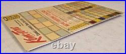 Vintage 19.5 Kem-Tone Oil Paint Sample Sign TOC 82 Paint Samples Canada