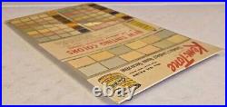 Vintage 19.5 Kem-Tone Oil Paint Sample Sign TOC 82 Paint Samples Canada