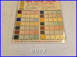Vintage 19.5 Kem-Tone Oil Paint Sample Sign TOC 82 Paint Samples Canada