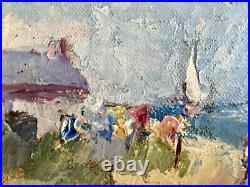 Vintage 20th Cent Impressionist Oil Painting Claude Turnois Western Cape SAfrica