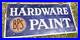Vintage 2-Sided BPS HARDWARE PAINT Porcelain Advertising SIGN