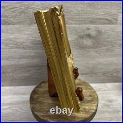 Vintage 2 Signed MARIAN Still Life Fruit Home Decor Oil Paintings Gold Frames