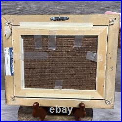 Vintage 2 Signed MARIAN Still Life Fruit Home Decor Oil Paintings Gold Frames