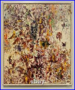 Vintage Abstract Expressionist Signed Painting Ex. Christies 1981