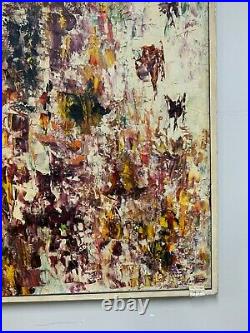 Vintage Abstract Expressionist Signed Painting Ex. Christies 1981