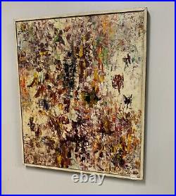 Vintage Abstract Expressionist Signed Painting Ex. Christies 1981