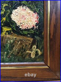 Vintage Abstract Modern Impressionist Oil Painting Still Life