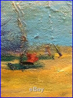 Vintage Abstract Oil Painting