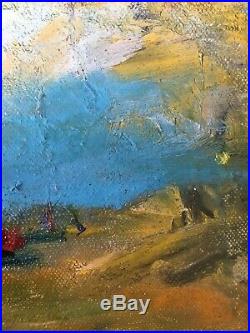 Vintage Abstract Oil Painting