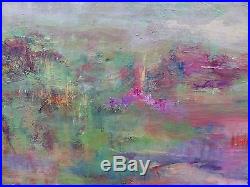 Vintage Abstract Oil Painting Signed A-d Morgenstein Morgenstern Morganstern