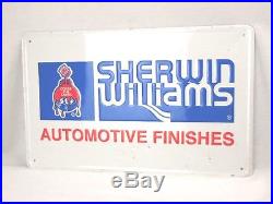 Vintage Advertising SWP Sherwin Williams Paint Automotive Finishes 24 x 15