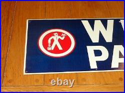 Vintage Antique Original Witte Paints +painter 28 X 10 Metal Gasoline Oil Sign