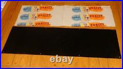 Vintage Antique Original Witte Paints +painter 28 X 10 Metal Gasoline Oil Sign