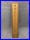 Vintage Antique Painted Metal Chewing Gum At Counter Advertising Sign 19.5x3.5
