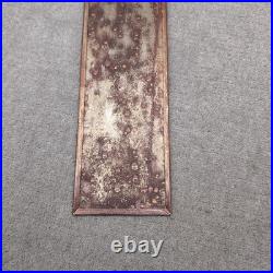 Vintage Antique Painted Metal Chewing Gum At Counter Advertising Sign 19.5x3.5