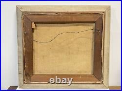 Vintage Art Painting On Canvas Signed Edith Stockman Framed