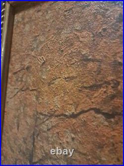 Vintage Art Robert Woods Autumn Leaves Signed Oil Painting On Canvas