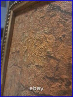 Vintage Art Robert Woods Autumn Leaves Signed Oil Painting On Canvas