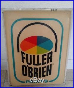 Vintage Barrel Style Fuller O'Brien Paint Sign