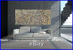 Vintage Beauty 102 Painting 72 Jackson Pollock Style Abstract Art canvas