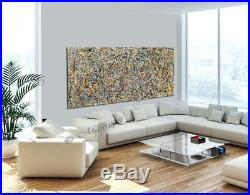 Vintage Beauty 102 Painting 72 Jackson Pollock Style Abstract Art canvas