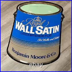 Vintage Benjamin Moore Co Paints MooreGard metal sign 35 Regal Wall Satin Paint