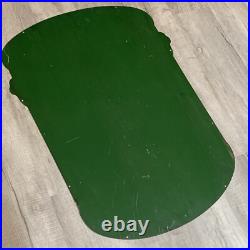 Vintage Benjamin Moore Co Paints Wall Satin Heavier metal sign 35 Mid Century