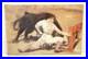 Vintage Bullfighter Painting On Board Signed Karlin