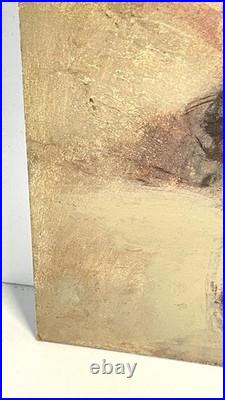 Vintage Bullfighter Painting On Board Signed Karlin