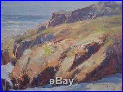 Vintage California Plein Air Signed Oil Painting Laguna Beach Impressionist