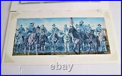 Vintage Civil War Print Clear Middleburg by Greg Farrell Signed 143 of 500 Rare