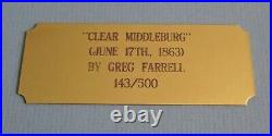 Vintage Civil War Print Clear Middleburg by Greg Farrell Signed 143 of 500 Rare