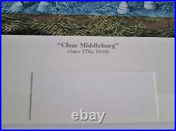 Vintage Civil War Print Clear Middleburg by Greg Farrell Signed 143 of 500 Rare