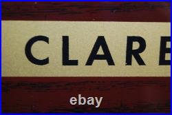 Vintage Claremont Pharmacy Lilly Apothecary Drug Store Reverse Glass Paint Sign