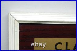 Vintage Claremont Pharmacy Lilly Apothecary Drug Store Reverse Glass Paint Sign