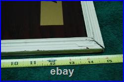 Vintage Claremont Pharmacy Lilly Apothecary Drug Store Reverse Glass Paint Sign