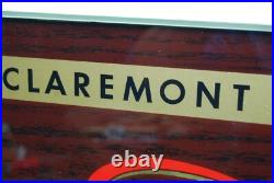 Vintage Claremont Pharmacy Lilly Apothecary Drug Store Reverse Glass Paint Sign