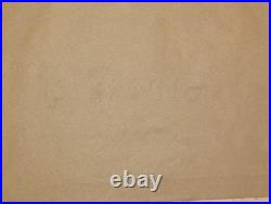 Vintage Colorful Impressionist Painting Flower Garden & bench Signed Silvano