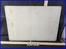 Vintage Commercial Transportation Sign No Parking Painted Steel