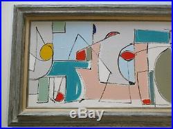 Vintage Contemporary Abstract Modernist Modernism Colorful Bold Expressionism