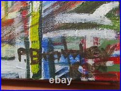 Vintage Contemporary Painting Abstract Expressionism Modernism Cubism Cubism