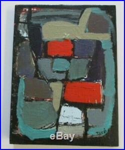 Vintage Contemporary Painting Abstract Non Objective Expressionism Modernism