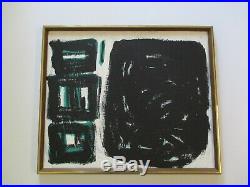 Vintage Contemporary Painting Non Objective Modernism Abstract Expressionist