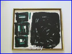 Vintage Contemporary Painting Non Objective Modernism Abstract Expressionist