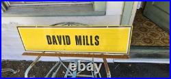 Vintage DS DuPont Lucite Duco Dulux Body Shop Repair Auto Paint Sign David Mills