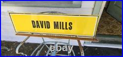 Vintage DS DuPont Lucite Duco Dulux Body Shop Repair Auto Paint Sign David Mills