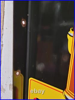 Vintage Devoe House Paints Porcelain Sign Flange Varnish Service Hardware Shop