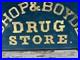 Vintage Drug Store Sign 1860 1880 Smaltz & Gilt Gold Paint